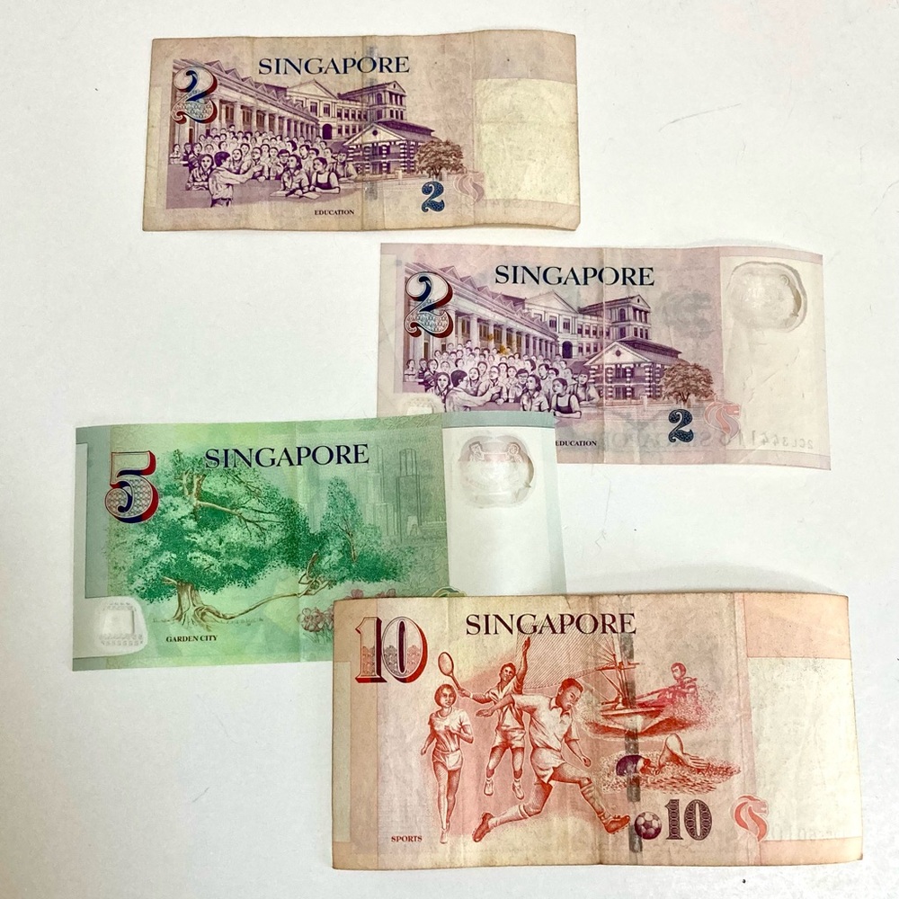 World Currency Paper Money Lot 23 Notes Singapore Malaysia Australia Cambodia - Picture 5 of 7